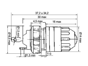 Фонарь:ФМ-2 оранж.  S6s/10
