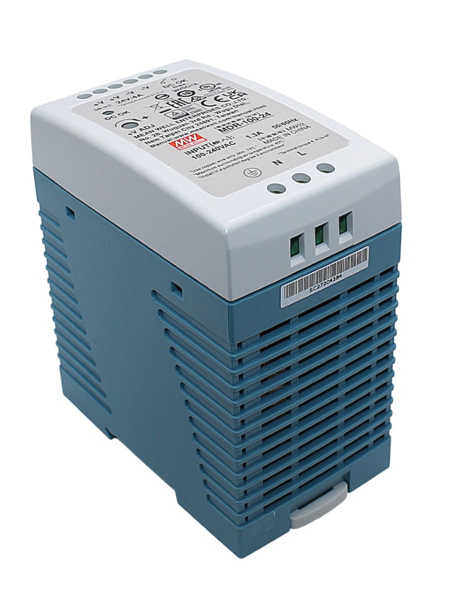 AC/DC на DIN-рейку 100W 220->24V (MDR-100-24)