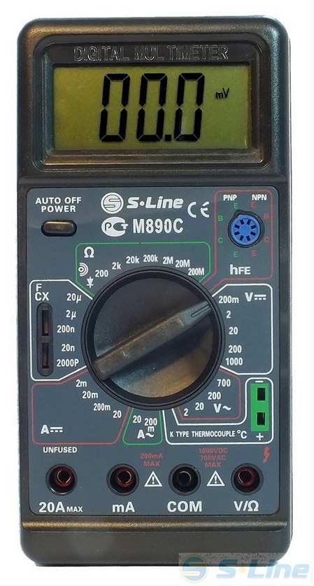 Мультиметр S-Line:M890C
