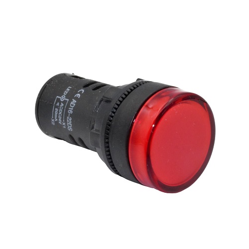 лампа-коммут.  24V AC/DC AD16-22DS красный под винты