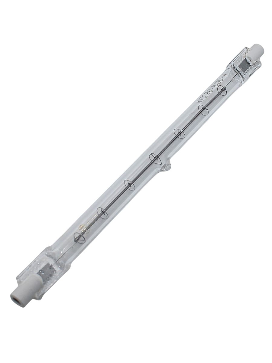 КГ220-1000-4-R7s галогеновая 1000Вт ,  189мм х11мм  (двухцокольная, линейная) 3200K