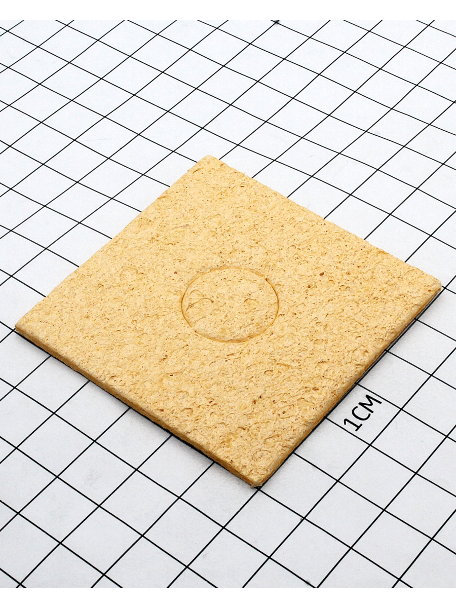 для  паяльных жал-чистящая губка  60х60х10 мм