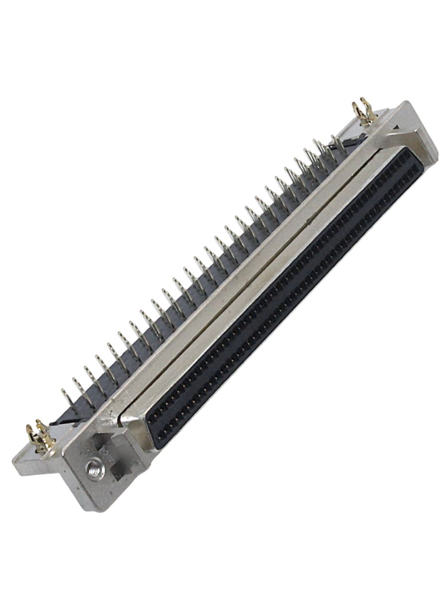 Разъем 100 pin 2х50 (м) для пайки на плату (787082-9) Tyco