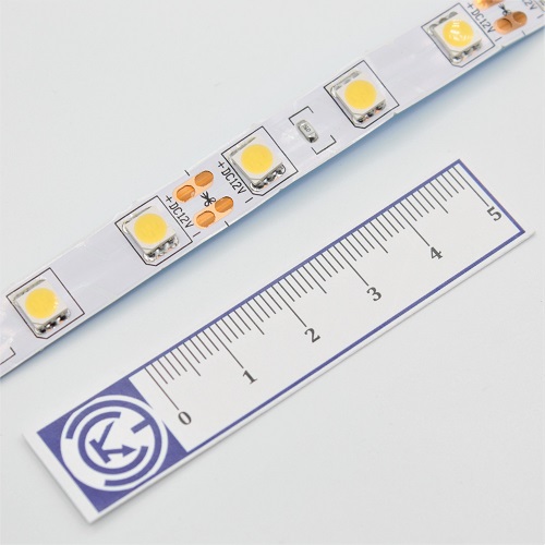 Ecola -лента  открытая SMD5060x2 (60 LED/м) 12VDC БЕЛЫЙ НЕЙТРАЛЬНЫЙ, 14,4 Вт/м.