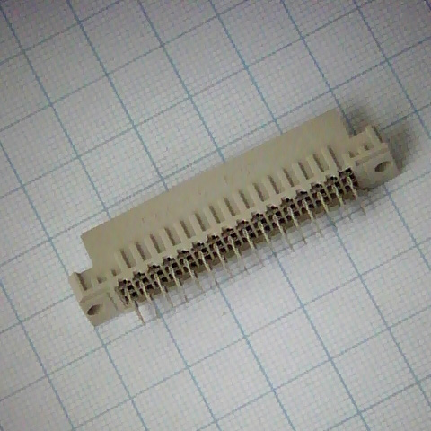 Розетка, вертикальная DIN 41612 48 pin (м) конт., 3 ряда (535034-4) AMP