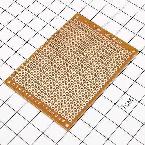 Печатная макетная-плата 1-ст.  50x70мм (CFS-PCB-1)