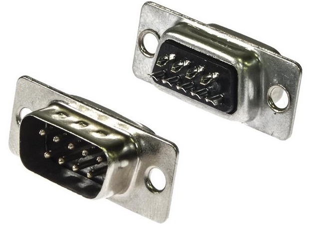Разъем  9 pin (п) на кабель (DB-9M) Connfly