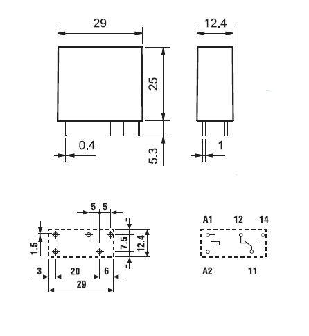 Finder-~220В 1п, 40.51.8.230.0001