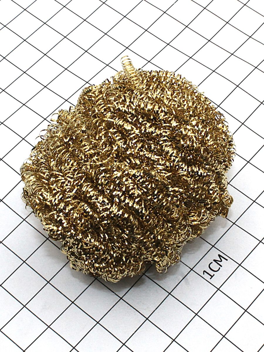 Губка -чистящая метал. стружка yh-08c  (YIHUA) , Бронзовая