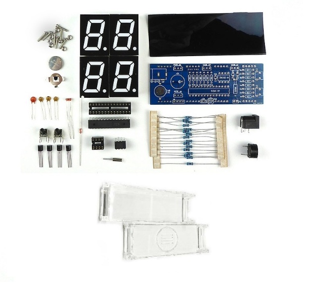 KIT-NM7039box Набор радиолюбителя для сборки настольных DIY часов