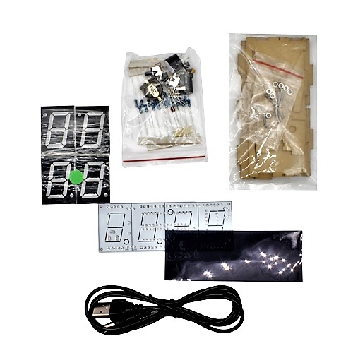 KIT-NM7039box Набор радиолюбителя для сборки настольных DIY часов