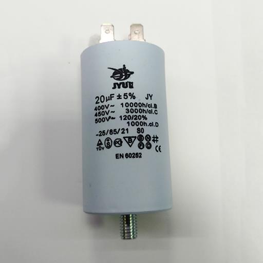 пусковой:CBB60M-450- 20 мкф 5% 50/60Hz (40x70) клеммы+болт