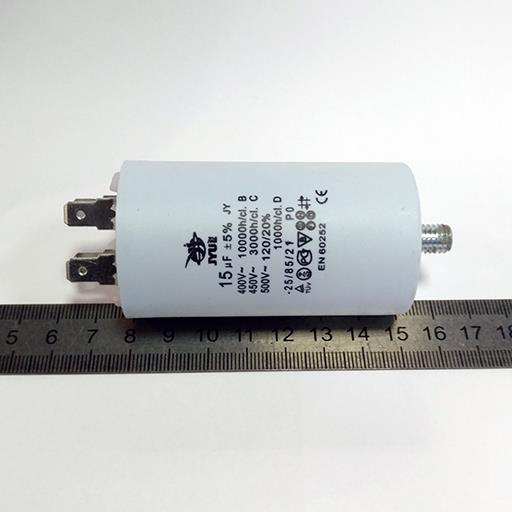 пусковой:CBB60M-450- 15 мкф 5% 50/60Hz (40x70) клеммы+болт