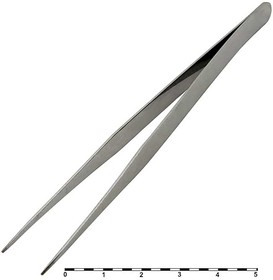 Пинцет прямой, 140/50 мм  острый (1PK-105T/TS-11)