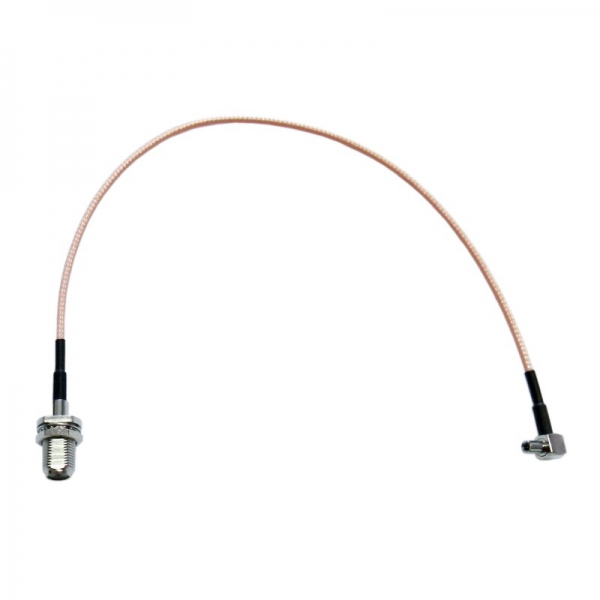 Пигтейл / подходит для модемов Huawei / антенный переходник для подключния USB модема к внешней антенне Переходник F гнездо - TS9 (F-female-TS9-male) / GR-7
