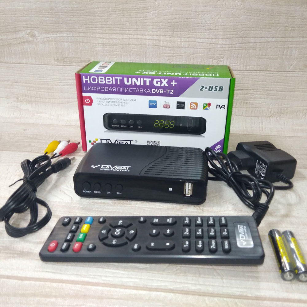 DVS-T2+C Hobbit UNIT GX+ /ресивер цифровой эфирный ( DVB-T/T2/C) DVS-T2+C Hobbit UNIT GX+ /ресивер цифровой эфирный ( DVB-T/T2/C)