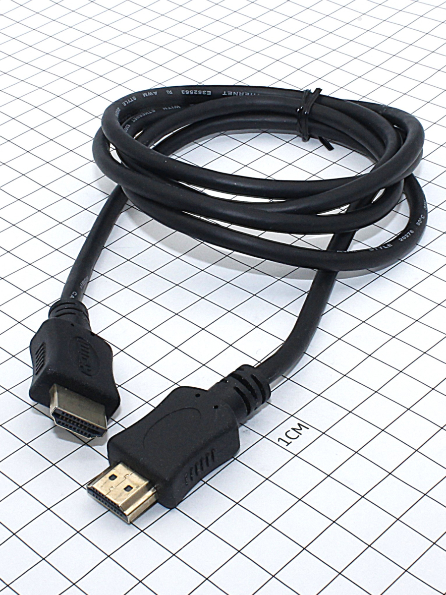 Кабель HDMI 19 (п) -19 (п),  1,5 м  GOLD (17-6203)