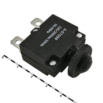 250VAC 5A / 32VDC 5A, Автоматический термобиметаллический для защиты от перегрузки Предохранитель-автомат:A-0709R 5a, 5A 250VAC / 32VDC