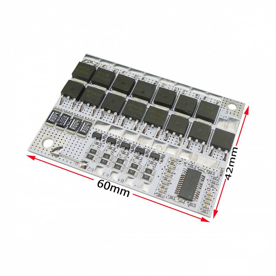 16*88*4 мм. QS-B305ABL-50А KIT- Li-ion 186503-5 (BMS 3-5S) (50 , )