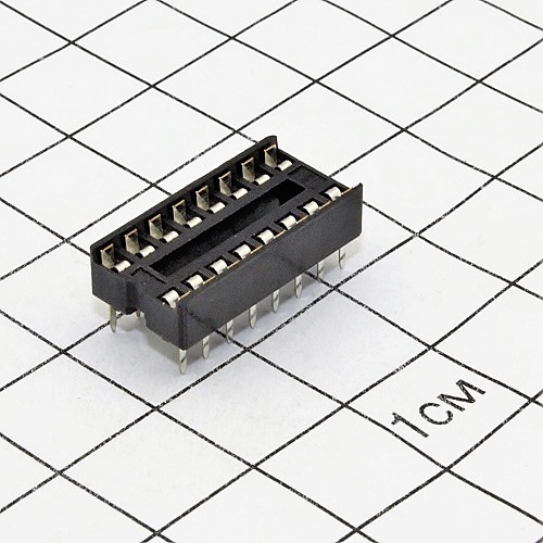 Панелька DIP 16 кон. узк. (SCS-16) (DIP-16S)