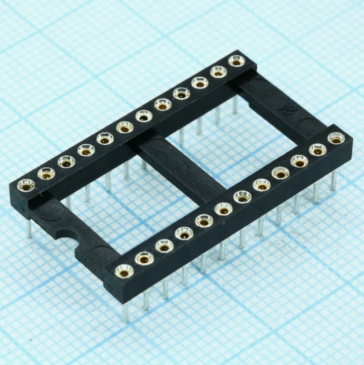 Панелька DIP 24 кон. широк.цанговая (SCLM-24) (DS1001-01-24BT1WSF6S)