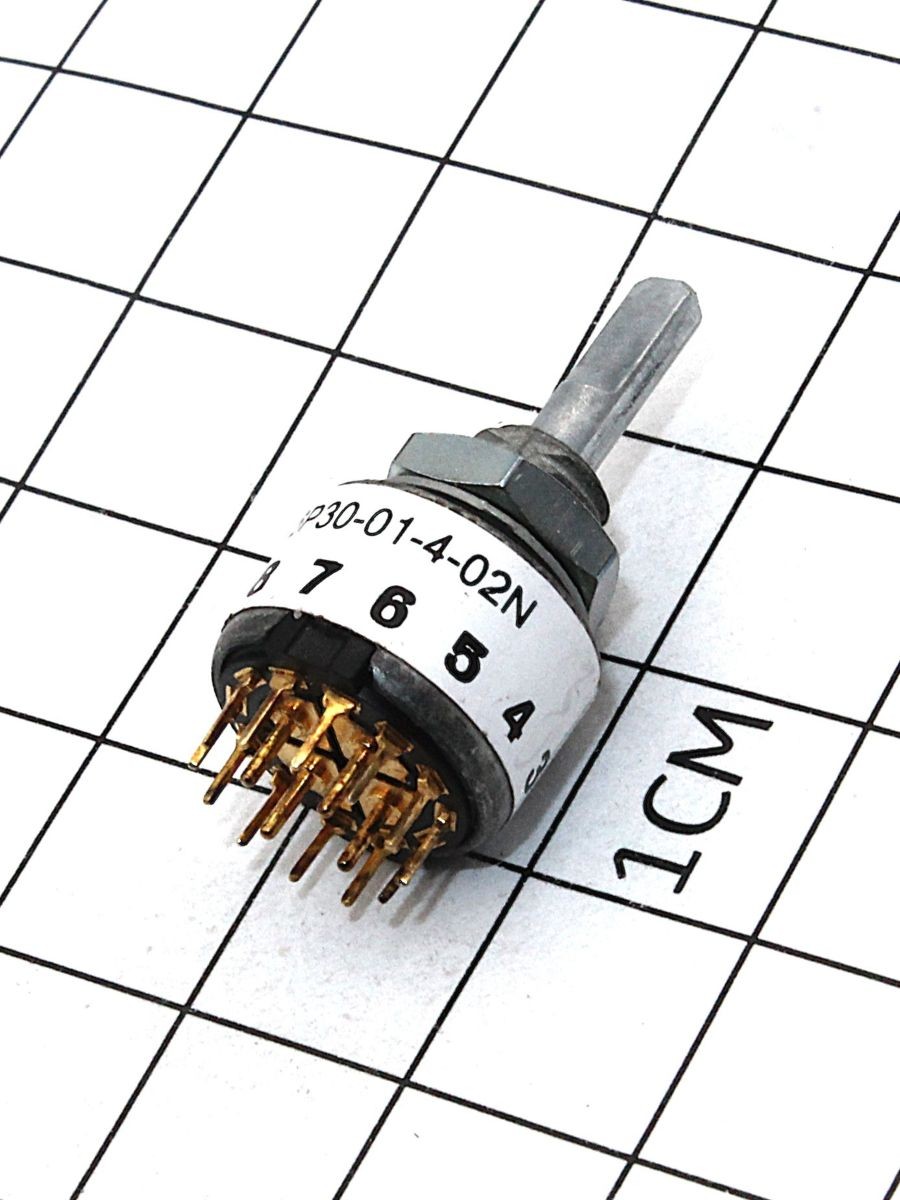 Переключатель поворотный:56P30-01-4-02N 2п4н