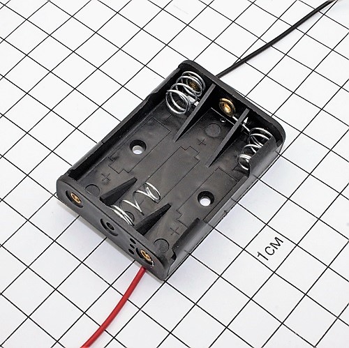 Корпус для батареек типа "AAA" для 3-х  (BH-431) с выводами