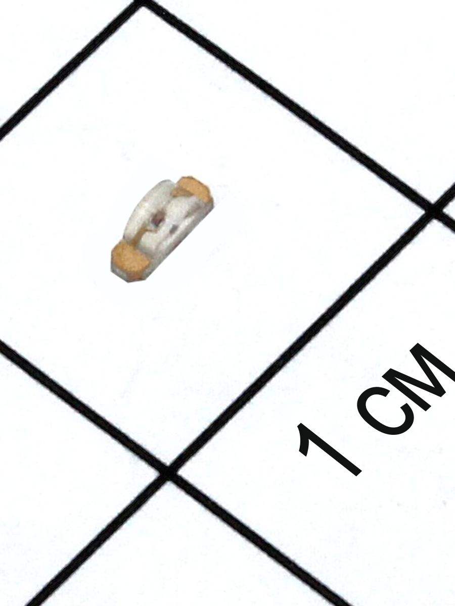 SMD3210 красный, 120 гр 630нм,110-250мкд ,угловой KPA-3210SURCK