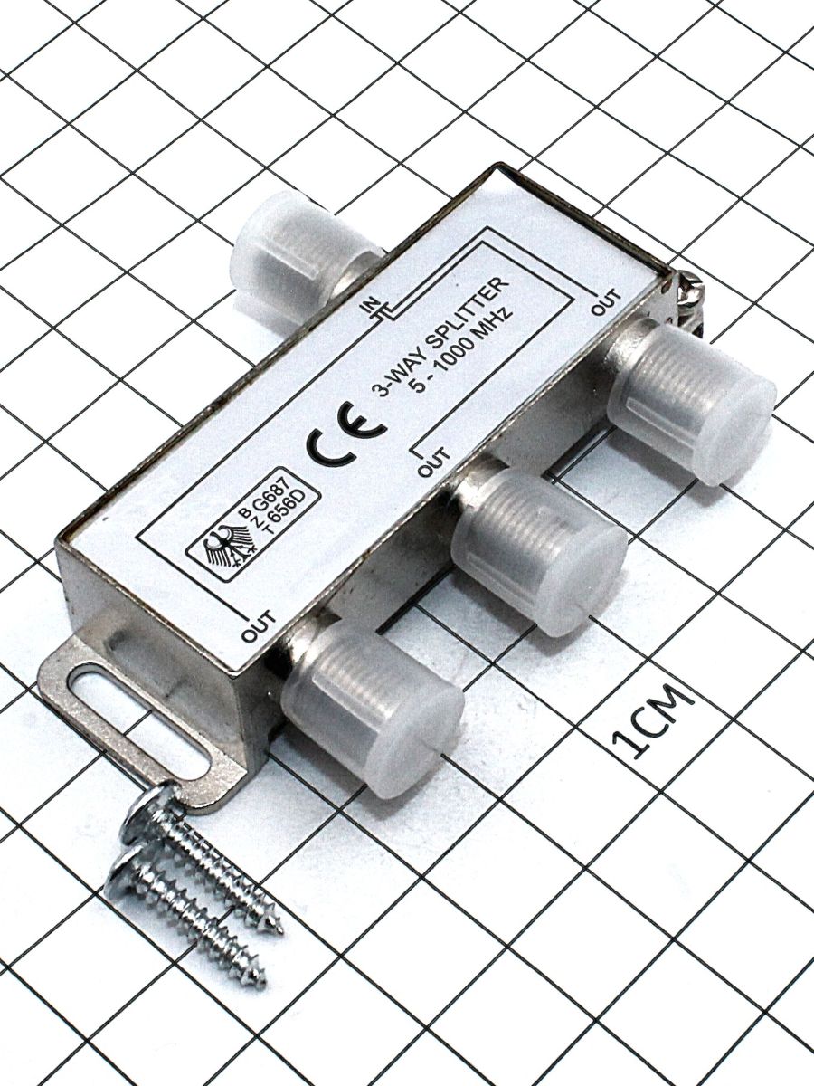 Разветвитель на 3 TV (Splitter 5-1000MHz) G687 656D