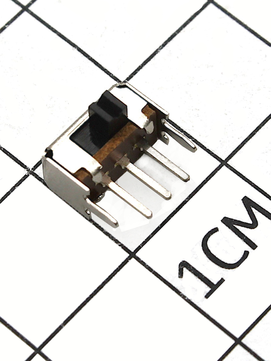 Переключатель движковый, мини, 3 конт. (SSB-1P2T)