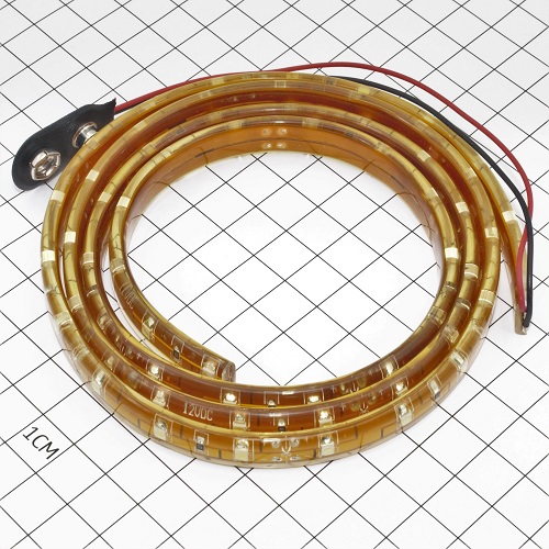 MasterKit:лента герметичная (60 LED/м) 12VDC СИНИЙ (NM1112-BLUE-WITHOUT-BATTERY) 1метр