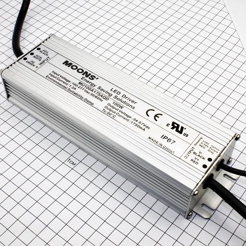 AC/DC-драйвер для LED 1750мА, 100Вт, 100-270->34-57V, (MU100A175AQD), IP67, металл