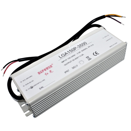 AC/DC-  LED 3500mA 150 100-240VAC->30-42VDC PFC IP67  LGA-150P-3500