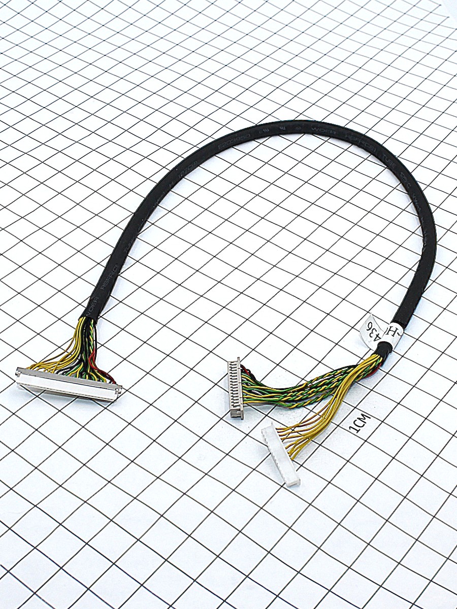 Кабель 40см LVDS для подключения промышленного ПК к LCD панели NEC NL10260BC19-01D (AL-CABLE-H630436)