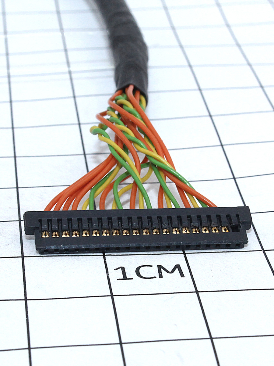 Кабель 30см LVDS для подключения промышленного ПК к LCD панели (E1704600300R)