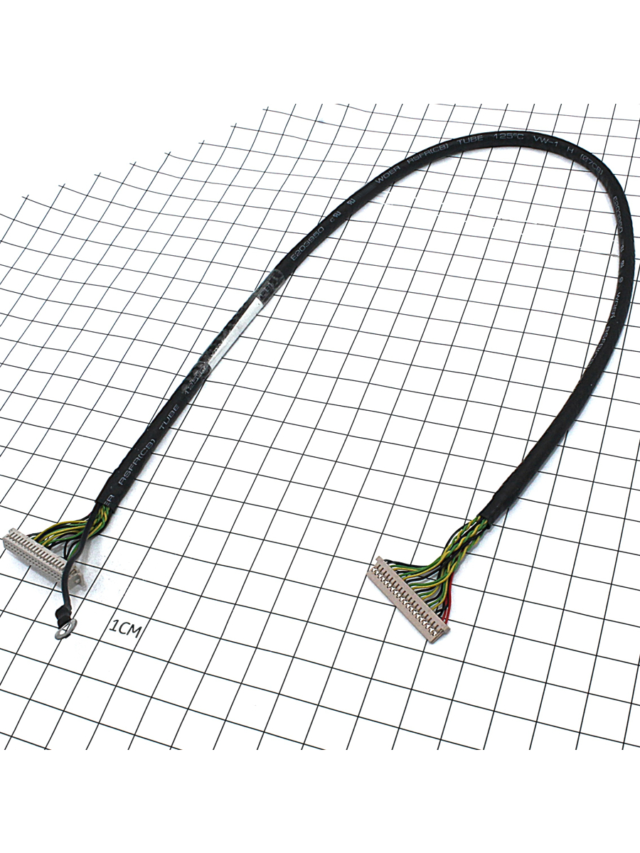 Кабель 40см LVDS 24bit для подключения промышленного ПК ECM-945GM к LCD панели NEC NL10276BC30-34D (E1704600455R)