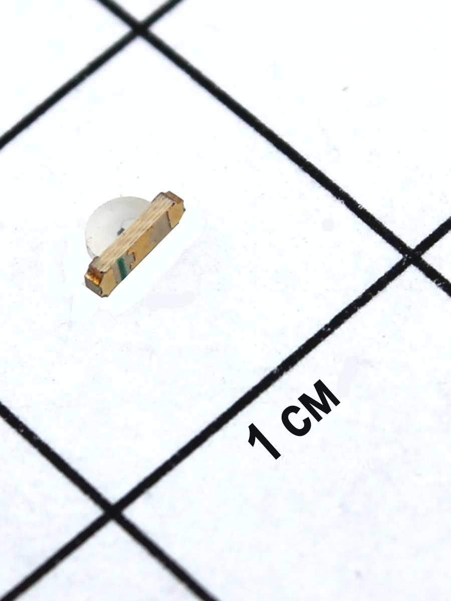 SMD3210 зелёный 3,2*1мм, 120 гр, 18-60мкд, угловой (KPA-3210CGCK)