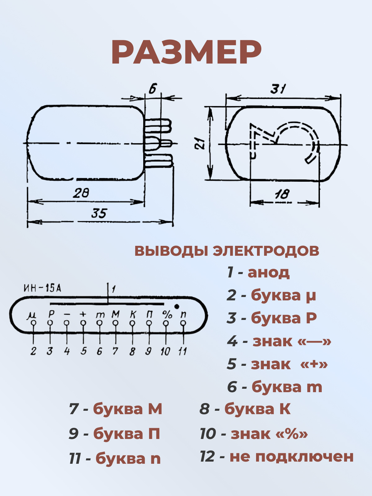 Индикатор:ИН-15А