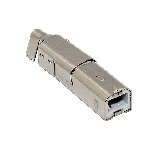 Разъем USB (п) на кабель, тип В (пайка) (USBB-SP)