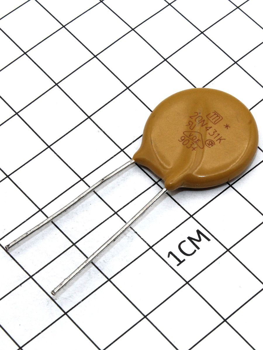 Варистор JVR-20N431K (TVR20431/V275LA40AP)