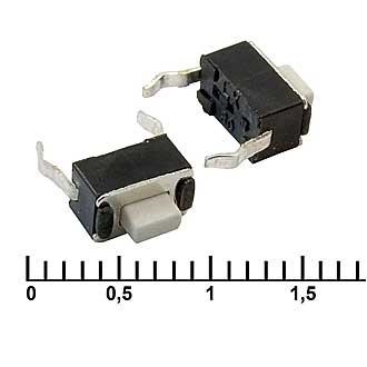 Кнопка тактовая 2 конт., 3х6х5 (SWT 3х6х5) TSHB (IT-0350)