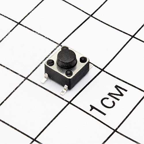 Кнопка тактовая SMD, 6х6х5, высота штока 1,5мм (IT-1102WA)