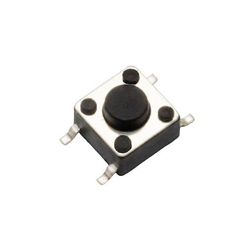 Кнопка тактовая SMD, 6х6х4,3, высота штока 0,8мм (IT-1102W)