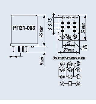 ~220В 3п, РП21 003  УХЛ4  91-92г