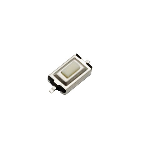 Кнопка тактовая SMD, 6х3,5х2,55 (KAN0441-0252B) белая