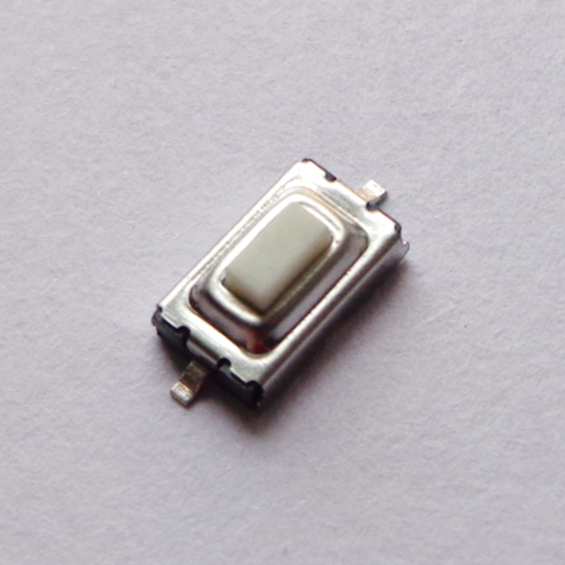 Кнопка тактовая SMD, 6х3,5х2,55 (KAN0441-0252B) белая