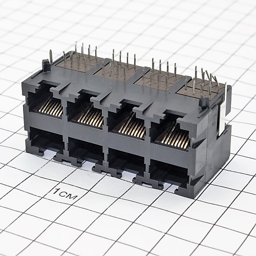 Блок розеток RJ45 2x4,  569252-1