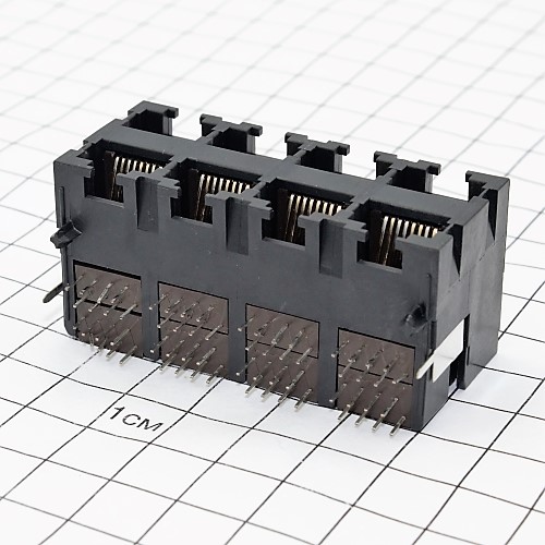 Блок розеток RJ45 2x4,  569252-1