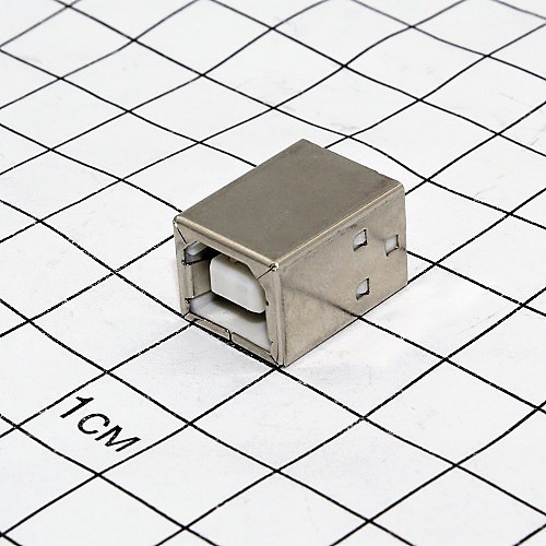 Разъем USB (м) на плату, тип В, прямой (USBB-1J-F)