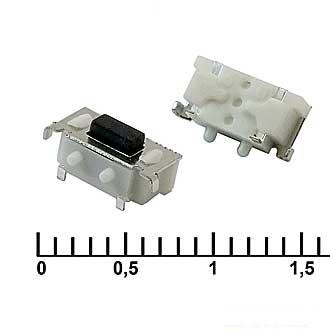 Кнопка тактовая SMD, 6х3,0х3,5 (IT-1188E)